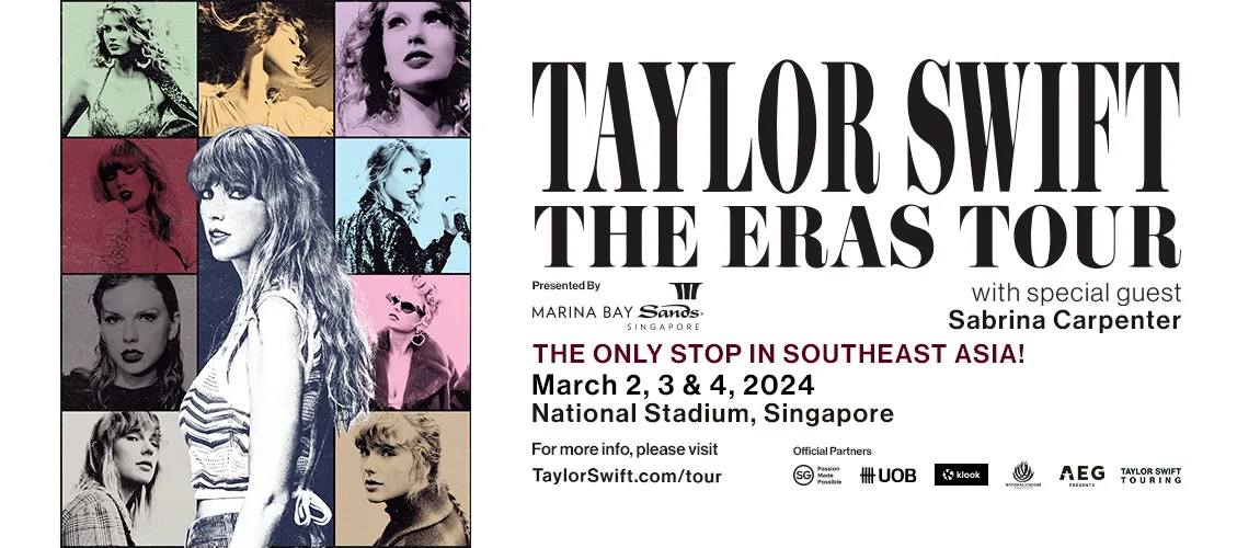 Singapore là điểm dừng chân duy nhất tại Đông Nam Á cho THE ERAS TOUR 2024 của Taylor Swift
